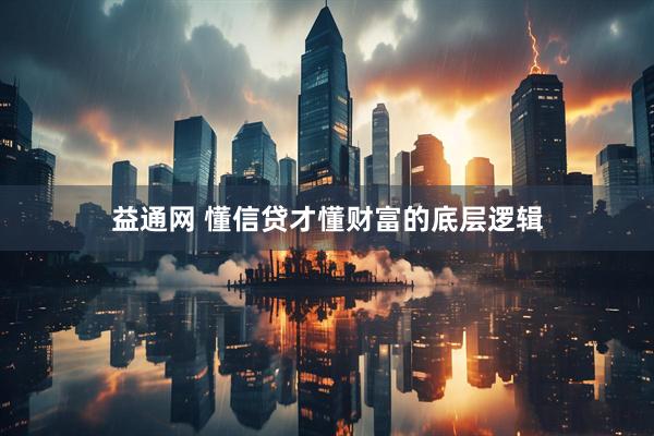 益通网 懂信贷才懂财富的底层逻辑